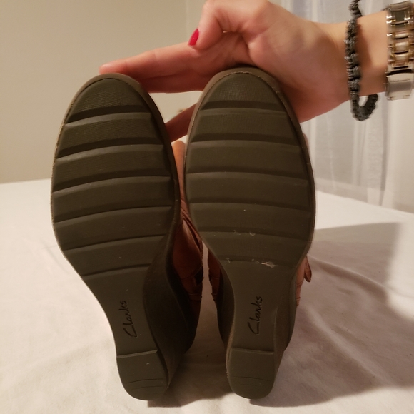 Clarks Goretex Leather Boots sz 7.5 - Picture 5 of 7